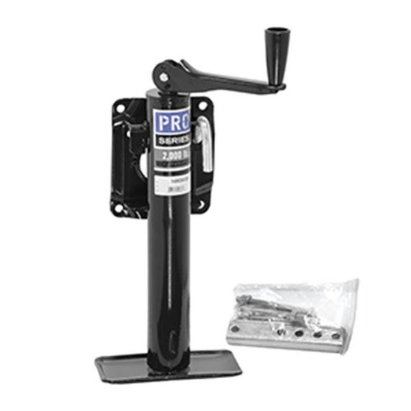Pro Series Pro Series 1400300303 Bolt-On Jack; Topwind; 2; 000 Lbs. With Footplate; 17.50 x 10.50 x 5 in. 1400300303